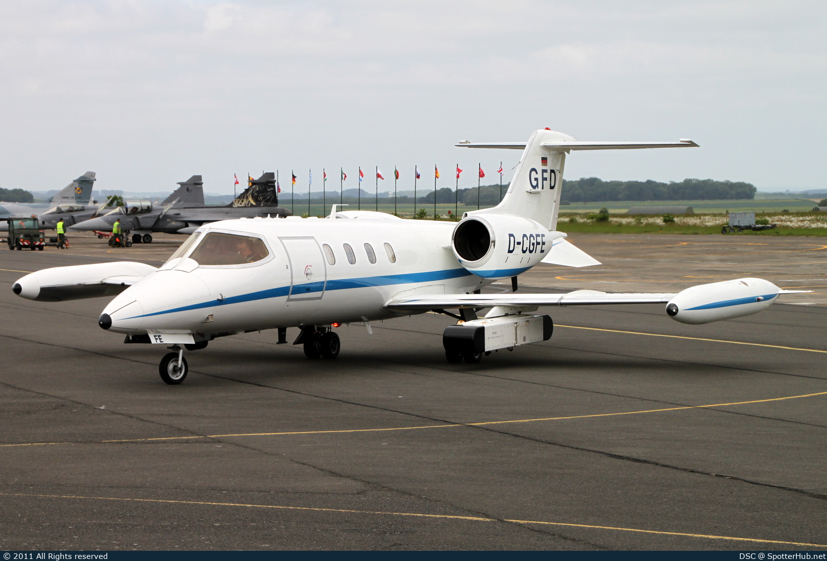 Photo of D-CGFE - Bombardier Learjet 36A operated by GFD Gesellschaft für Flugzieldarstellung