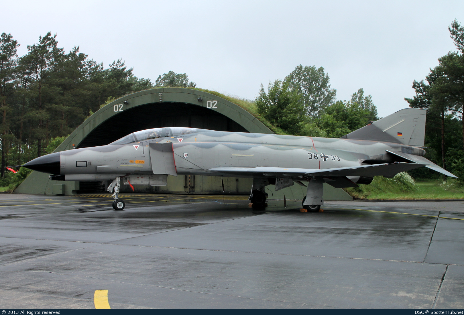 Photo of 38+33 - McDonnell Douglas F-4F Phantom II operated by German Air Force