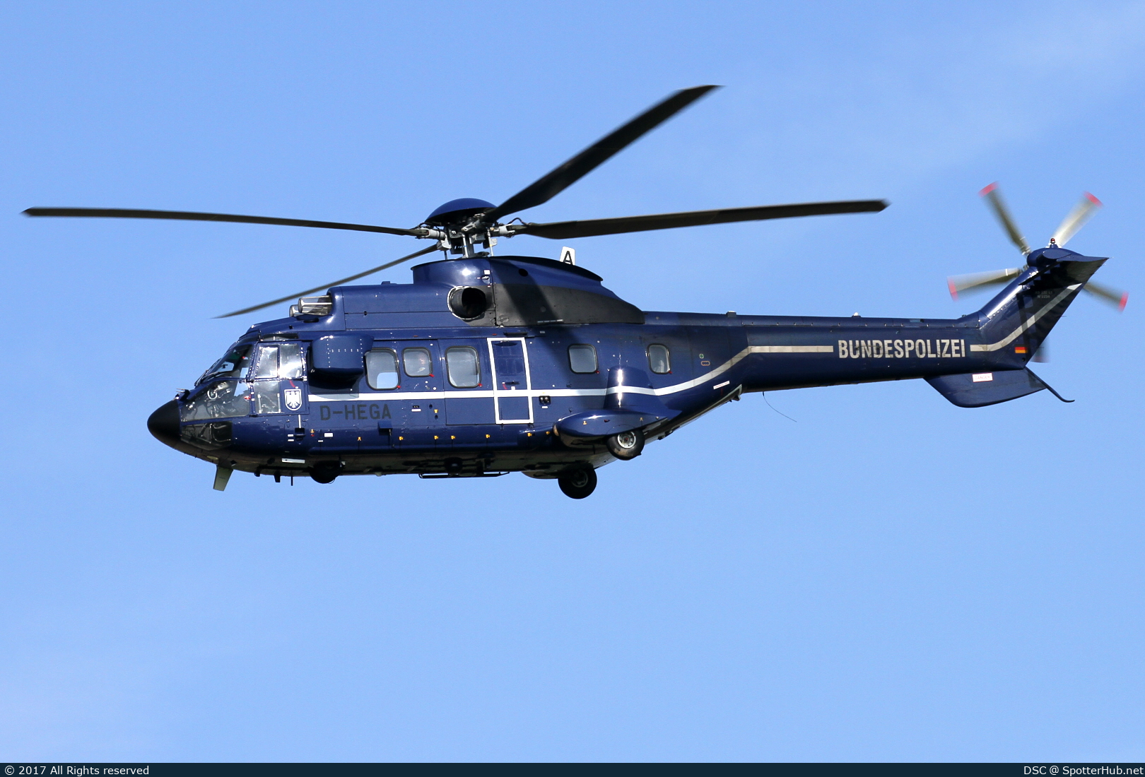 Photo of D-HEGA - Aérospatiale AS332L1 Super Puma operated by German Police - Bundespolizei