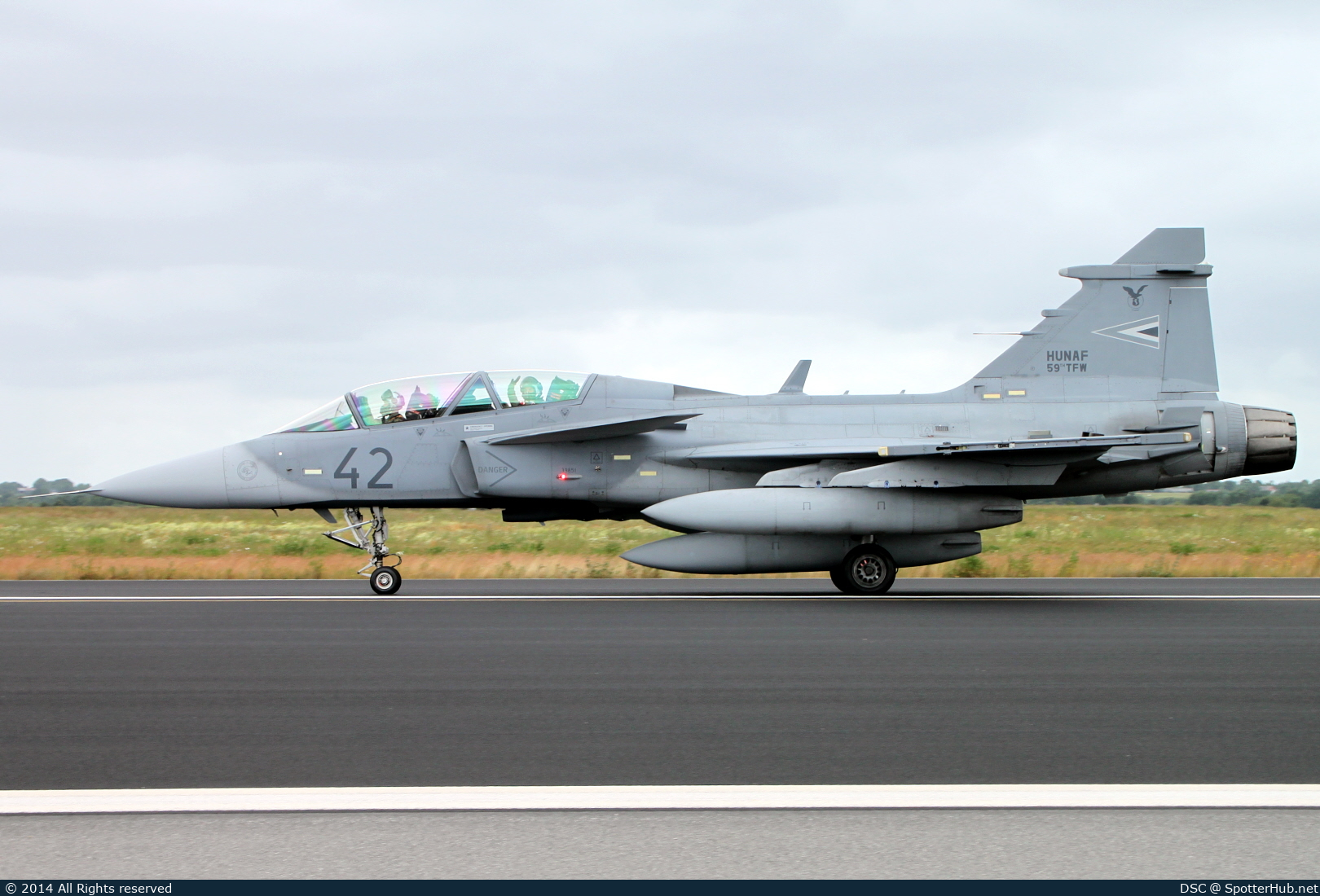 Photo of 42 - Saab JAS 39D Gripen operated by Hungarian Air Force