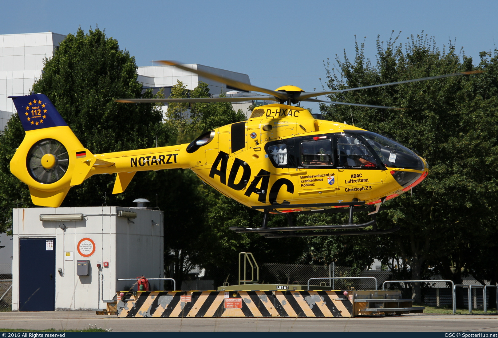 Photo of D-HXAC - Eurocopter EC135 P2+ operated by ADAC Luftrettung