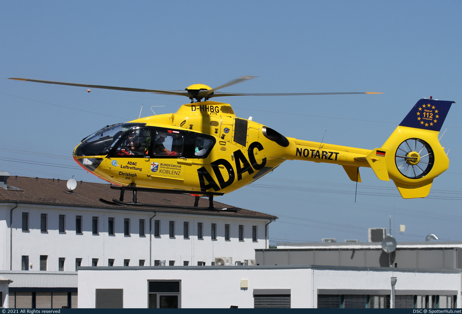Photo of D-HHBG - Eurocopter EC135 P2+ operated by ADAC Luftrettung