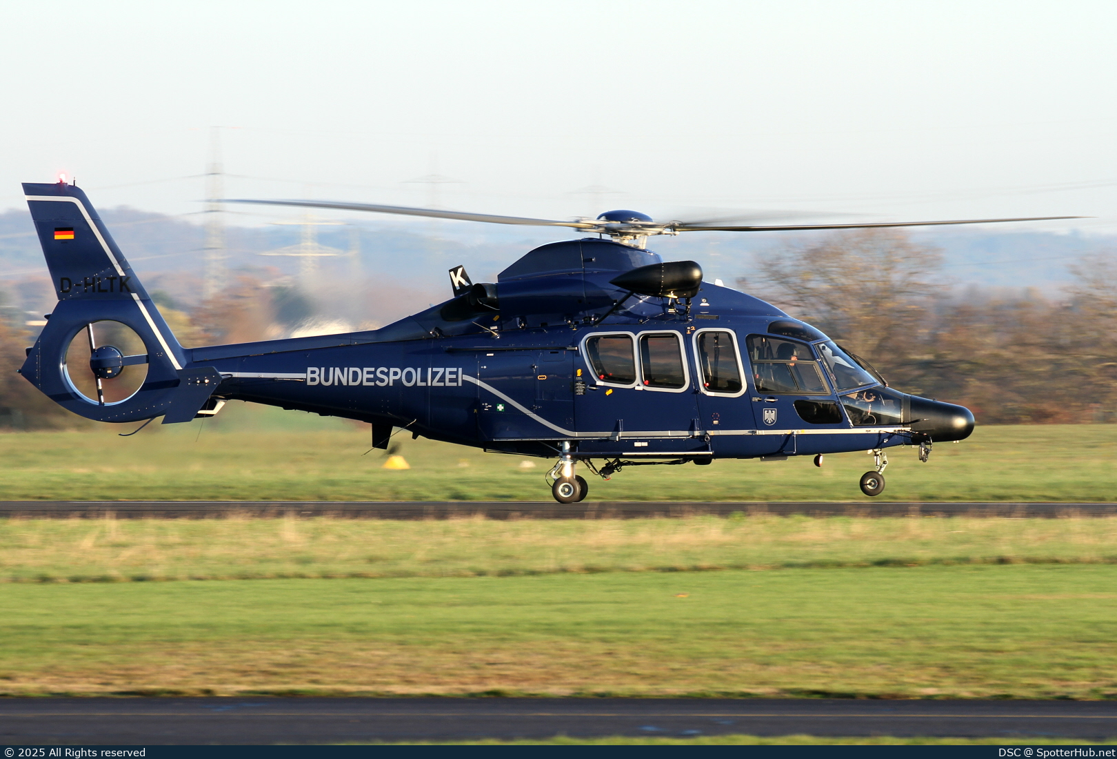 Photo of D-HLTK - Eurocopter EC155B Dauphin operated by German Police - Bundespolizei