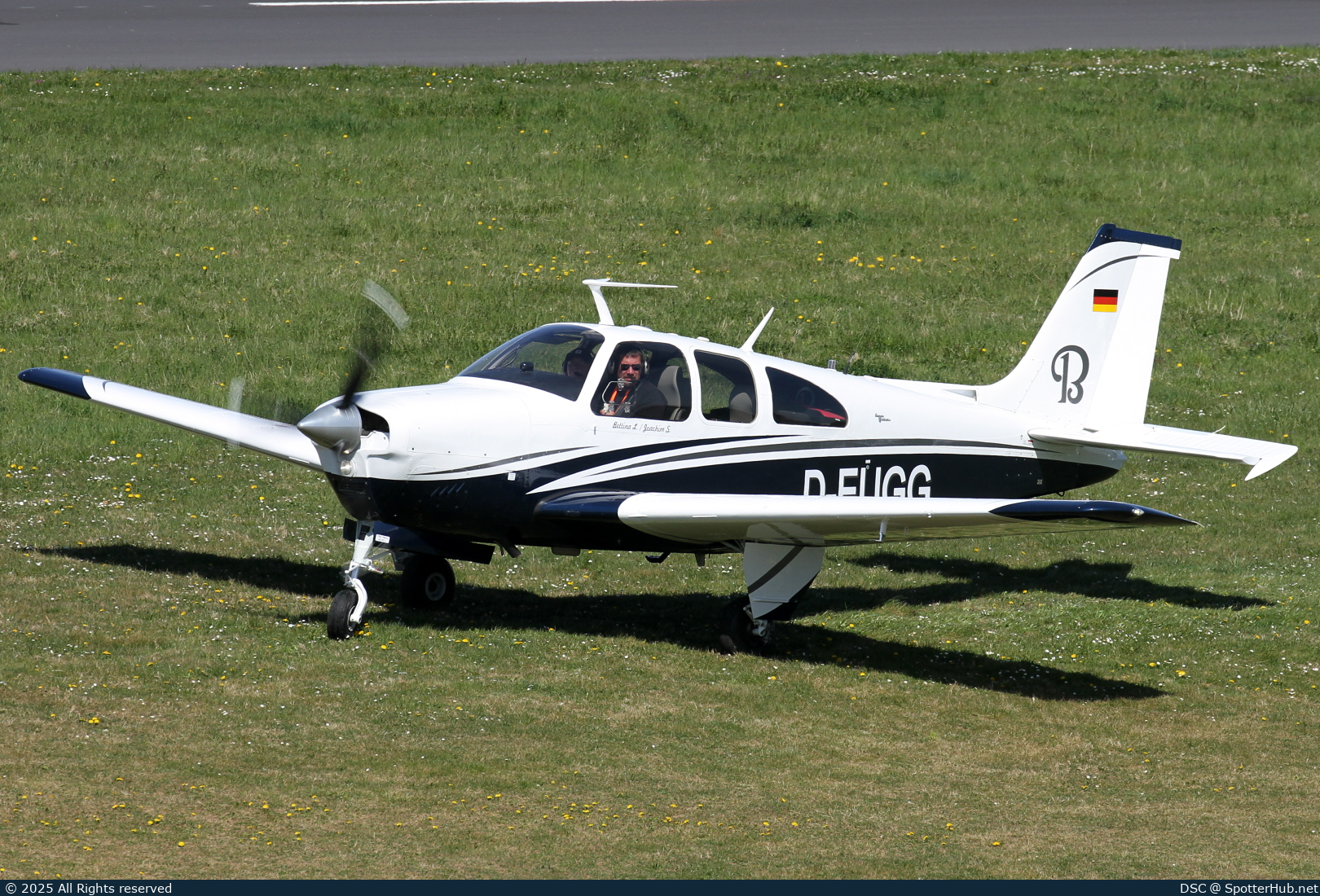 Photo of D-EUGG - Beechcraft 35-A33 Debonair operated by Private