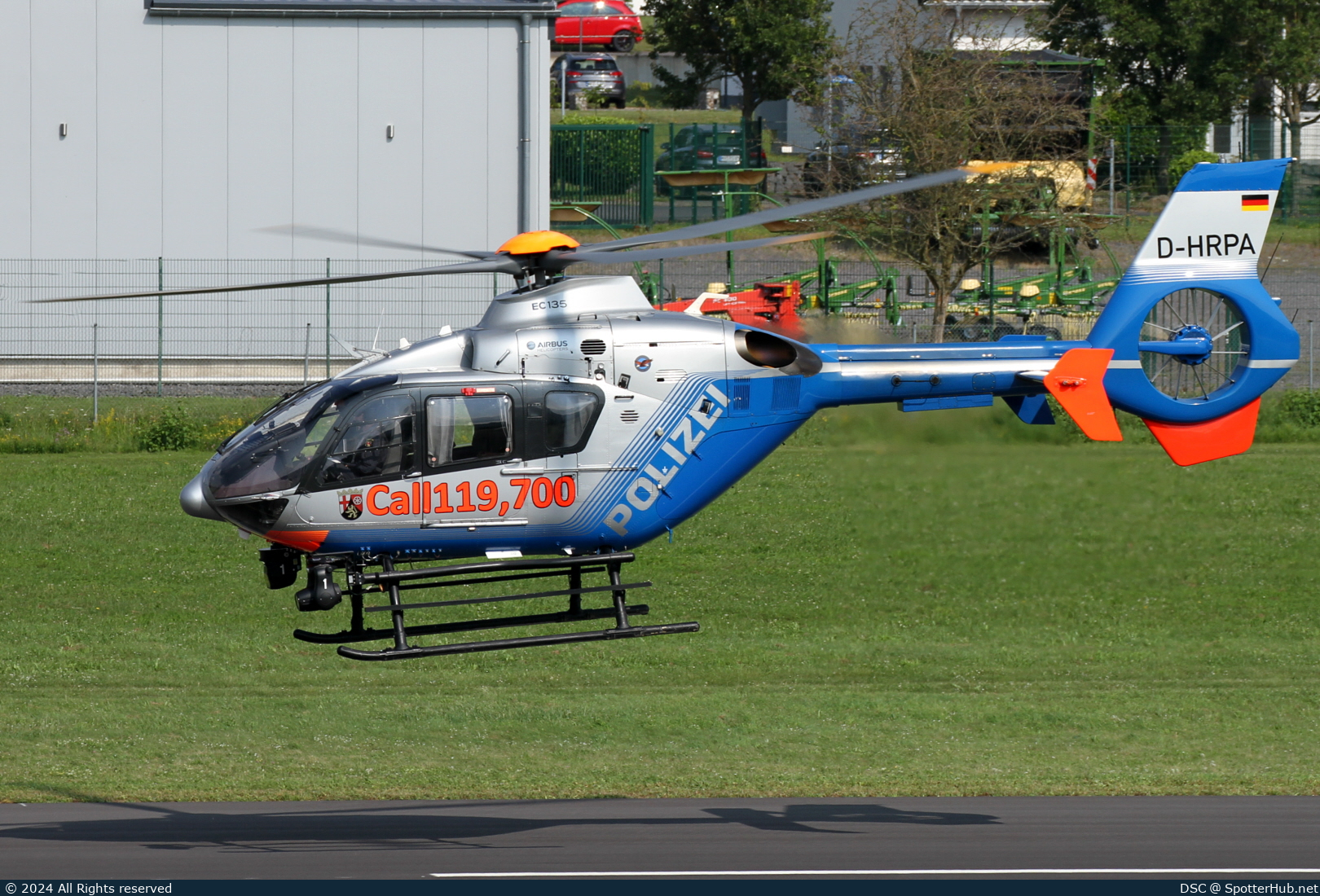 Photo of D-HRPA - Eurocopter EC135 P2+ operated by German Police - Hubschrauberstaffel Rheinland-Pfalz
