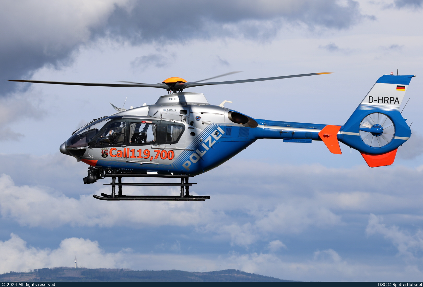 Photo of D-HRPA - Eurocopter EC135 P2+ operated by German Police - Hubschrauberstaffel Rheinland-Pfalz