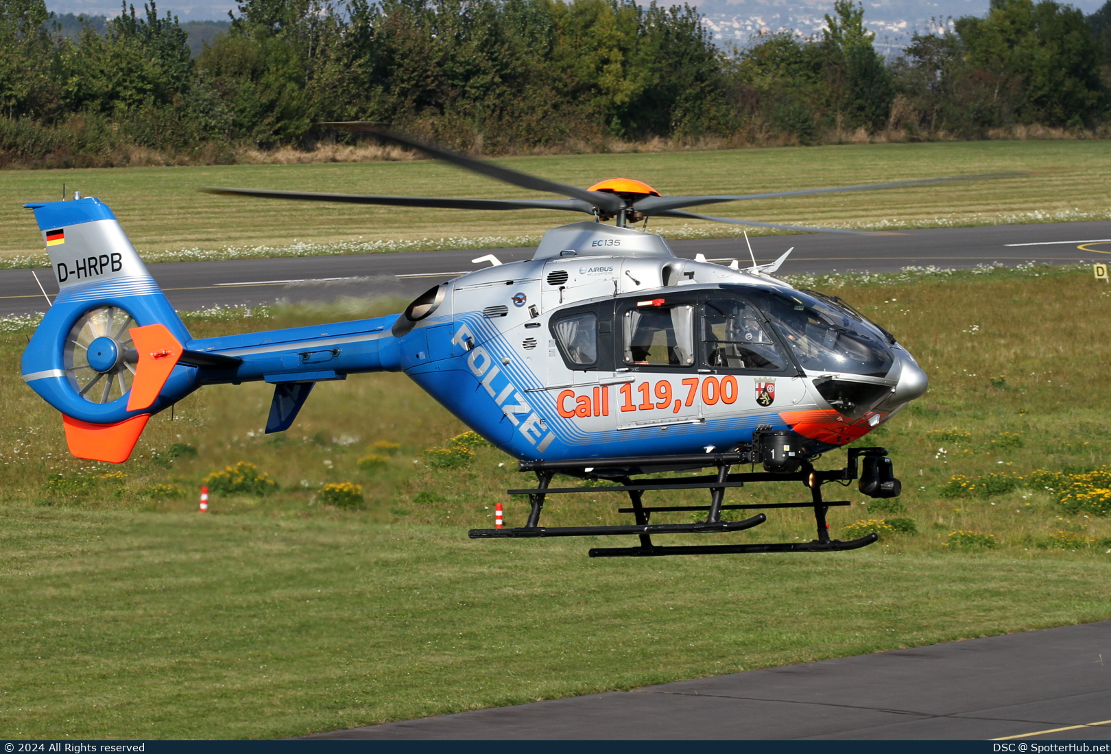 Photo of D-HRPB - Eurocopter EC135 P2+ operated by German Police - Hubschrauberstaffel Rheinland-Pfalz