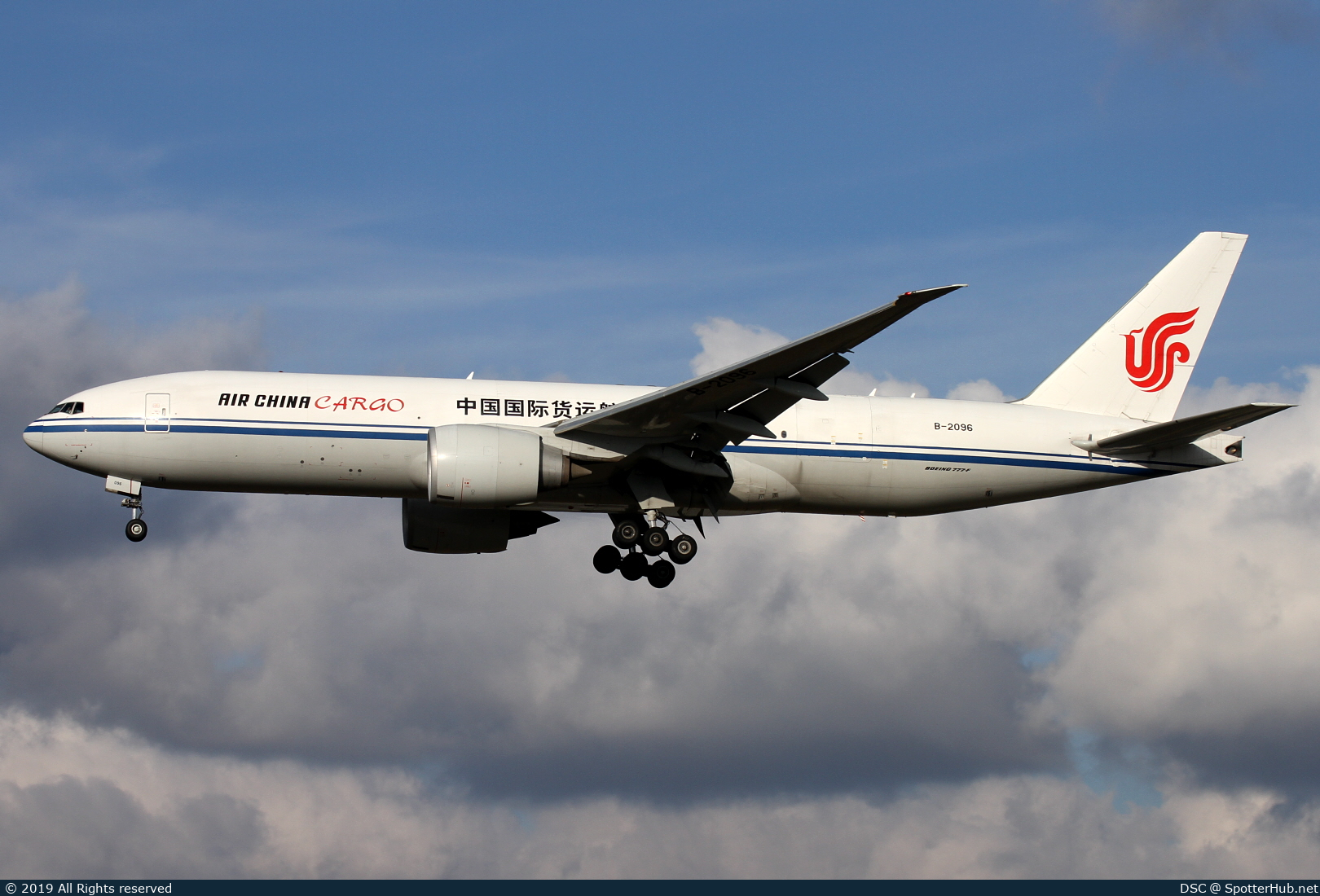 Photo of B-2096 - Boeing 777-FFT operated by Air China Cargo