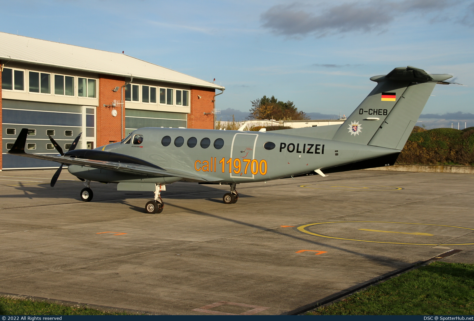 Photo of D-CHEB - Beechcraft B200GT Super King Air 250 operated by German Police - Polizeifliegerstaffel Hessen