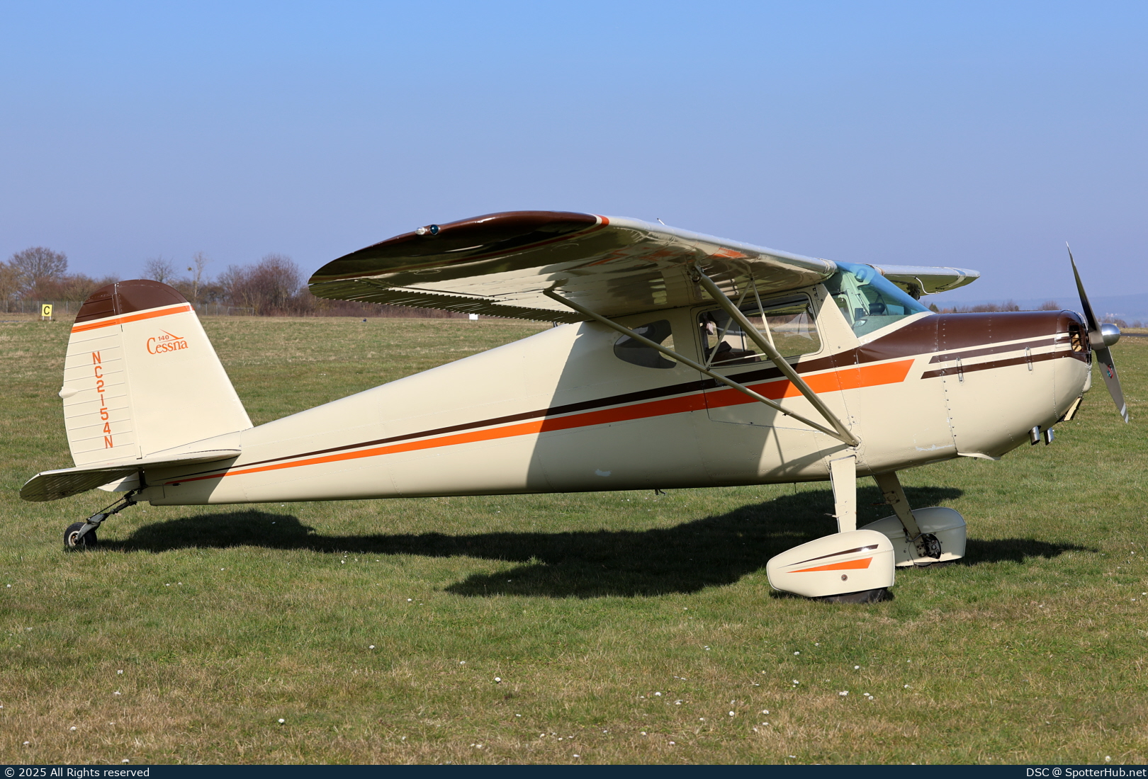 Photo of NC2154N - Cessna 140 operated by Private