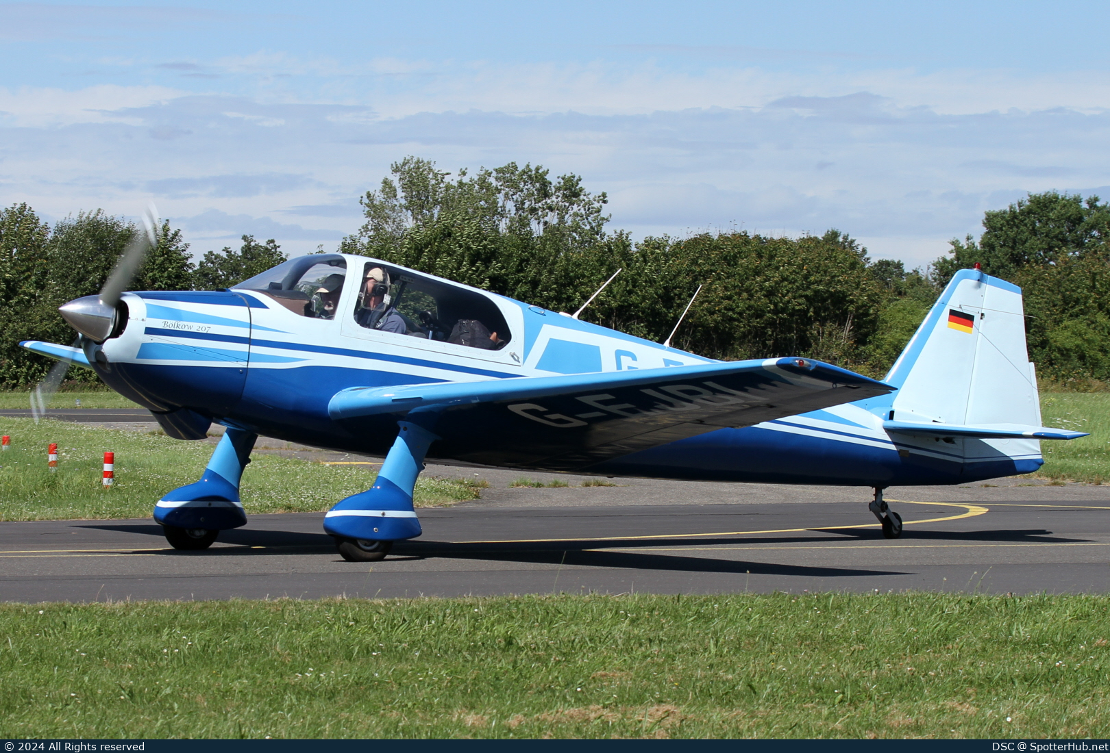 Photo of G-EJBI - Bölkow Bo.207 operated by Private