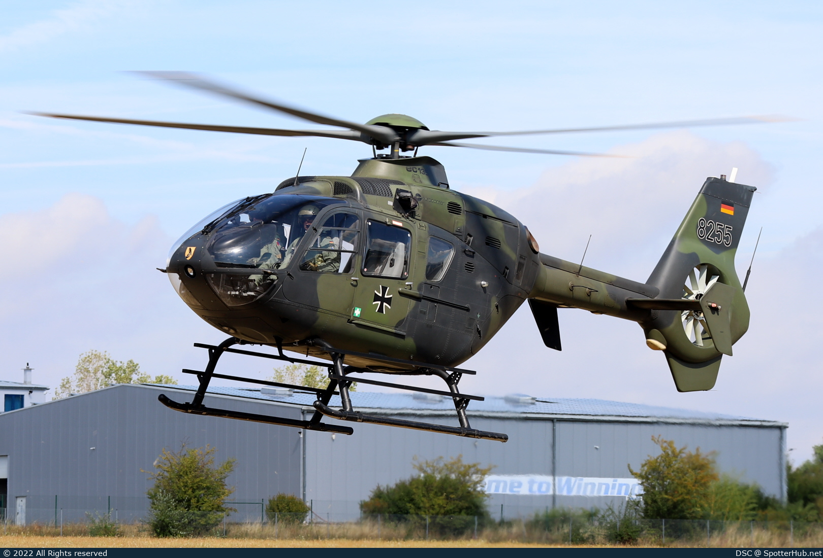 Photo of 82+55 - Eurocopter EC135 T1 operated by German Army