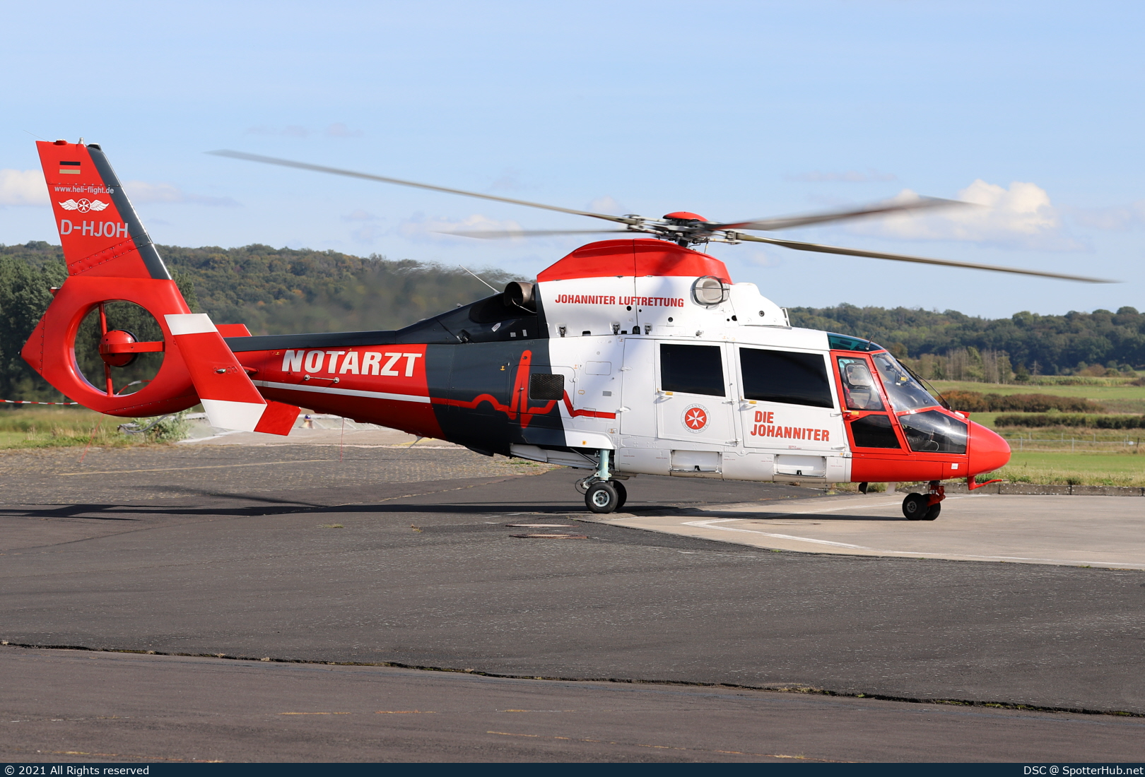 Photo of D-HJOH - Aérospatiale AS365N3 Dauphin 2 operated by Johanniter Luftrettung (opb Heli-Flight)