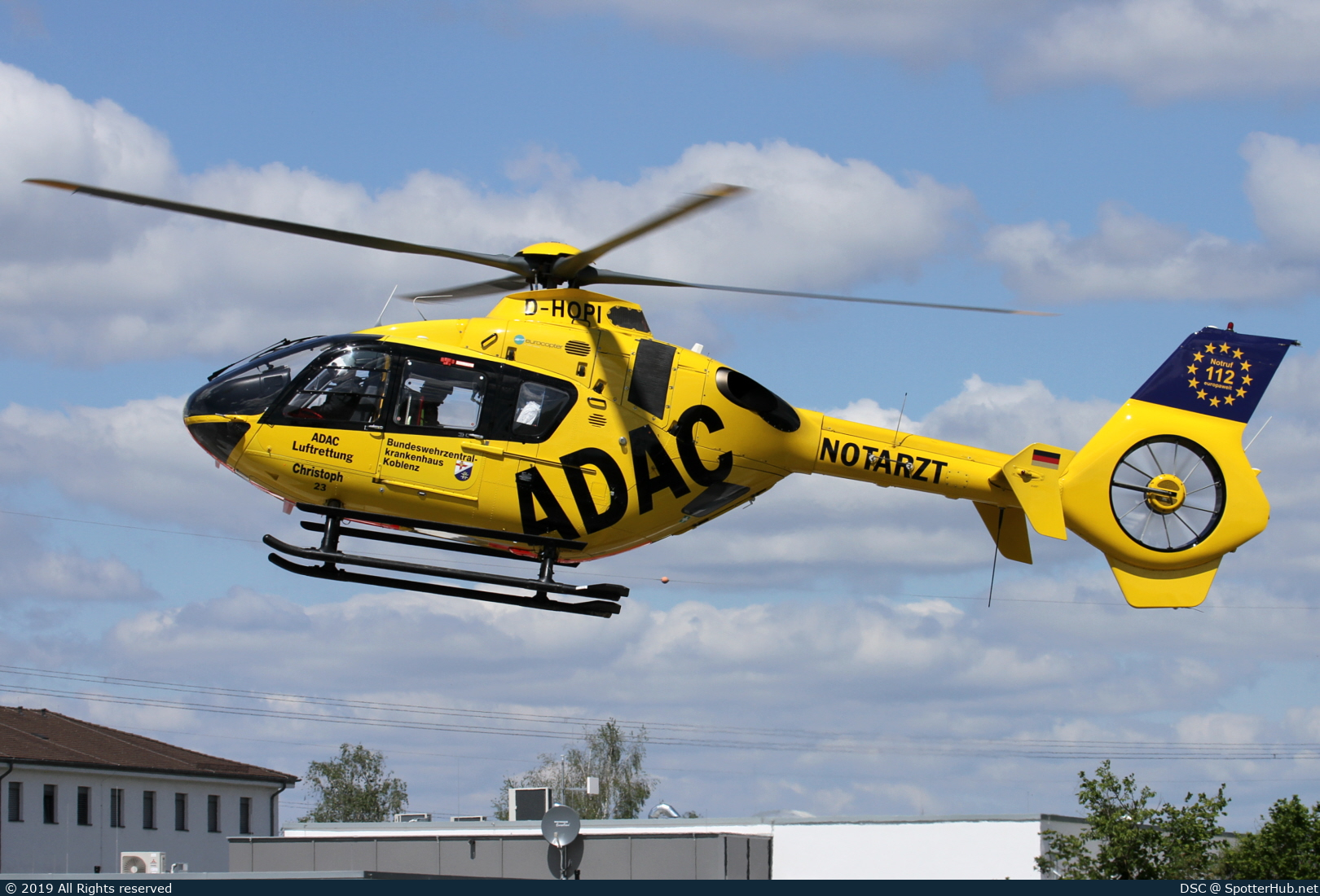 Photo of D-HOPI - Eurocopter EC135 P2 operated by ADAC Luftrettung