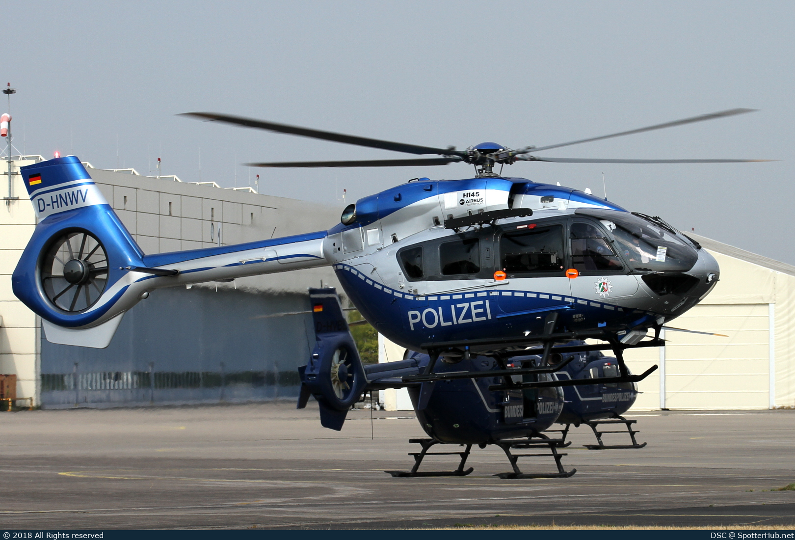 Photo of D-HNWV - Airbus Helicopters H145 operated by German Police - Polizeifliegerstaffel Nordrhein-Westfalen