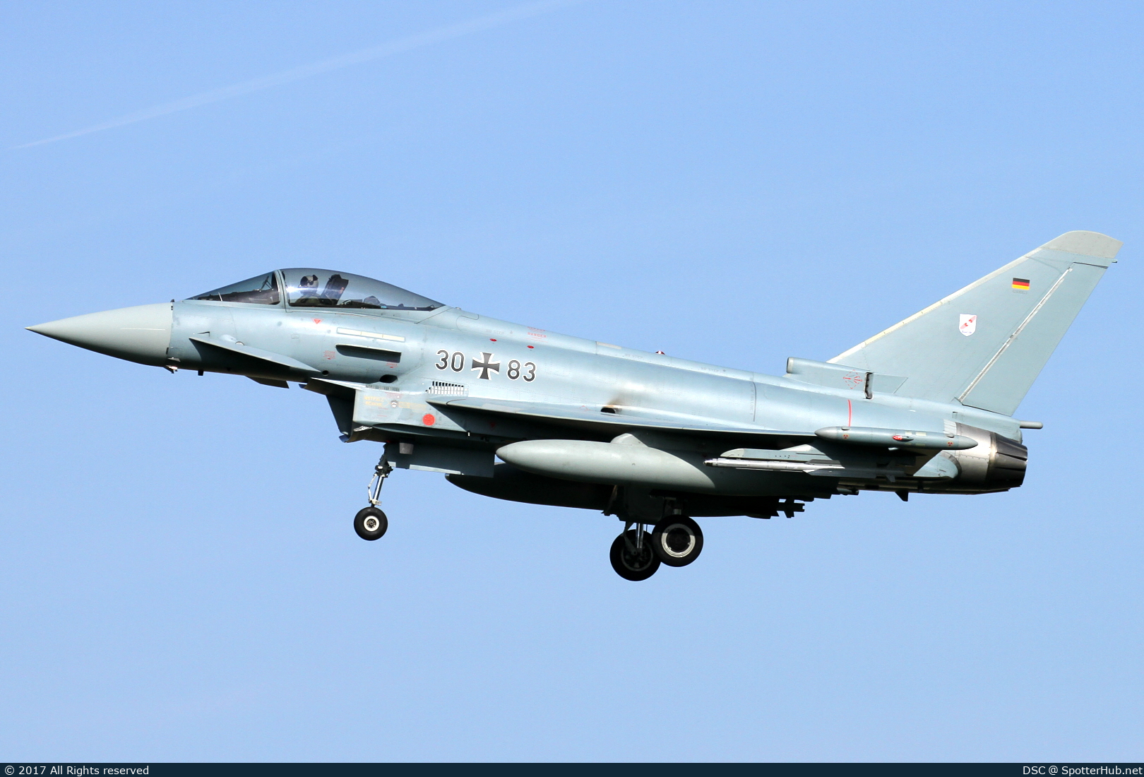 Photo of 30+83 - Eurofighter Typhoon EF-2000 operated by German Air Force