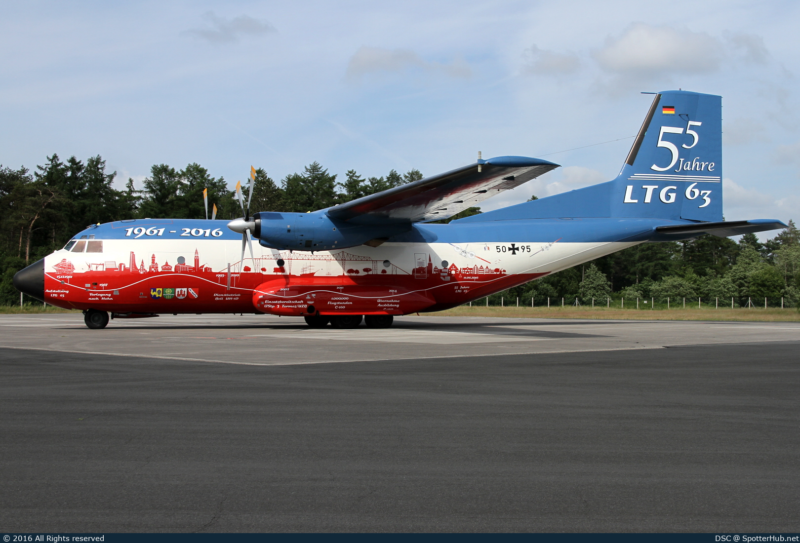 Photo of 50+95 - Transall C-160D operated by German Air Force