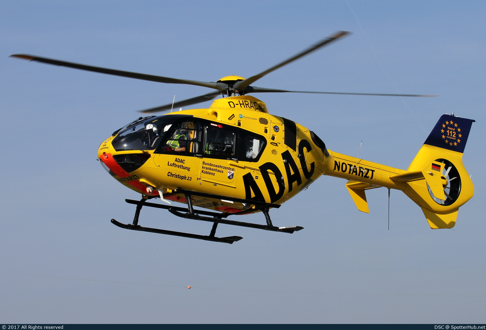 Photo of D-HRAC - Eurocopter EC135 P2+ operated by ADAC Luftrettung
