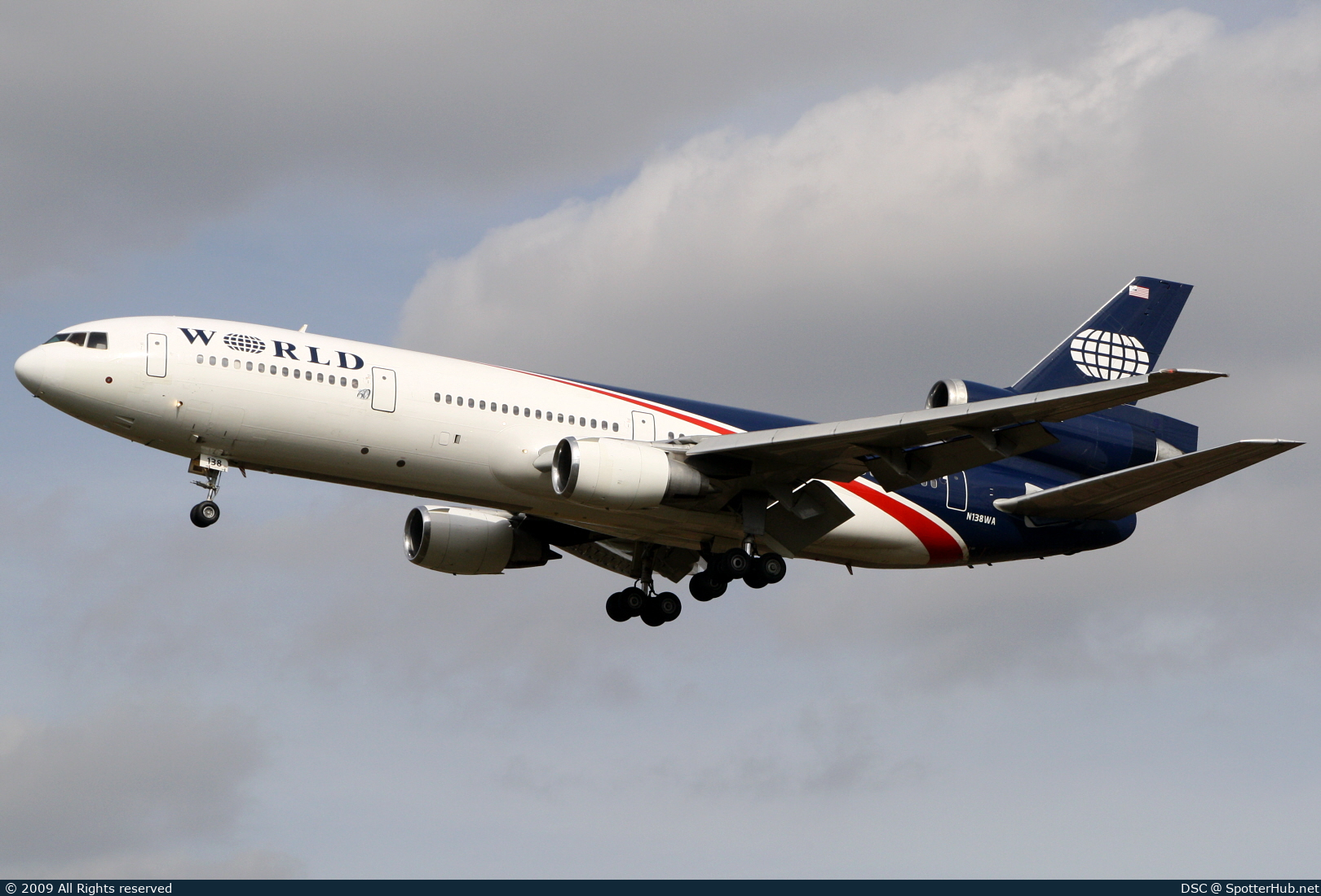 Photo of N138WA - McDonnell Douglas DC-10-30 operated by World Airways
