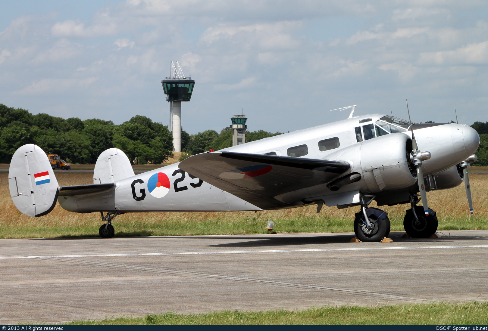 Photo of PH-KHV - Beechcraft C-45D Expeditor operated by Royal Netherlands Air Force Historic Flight