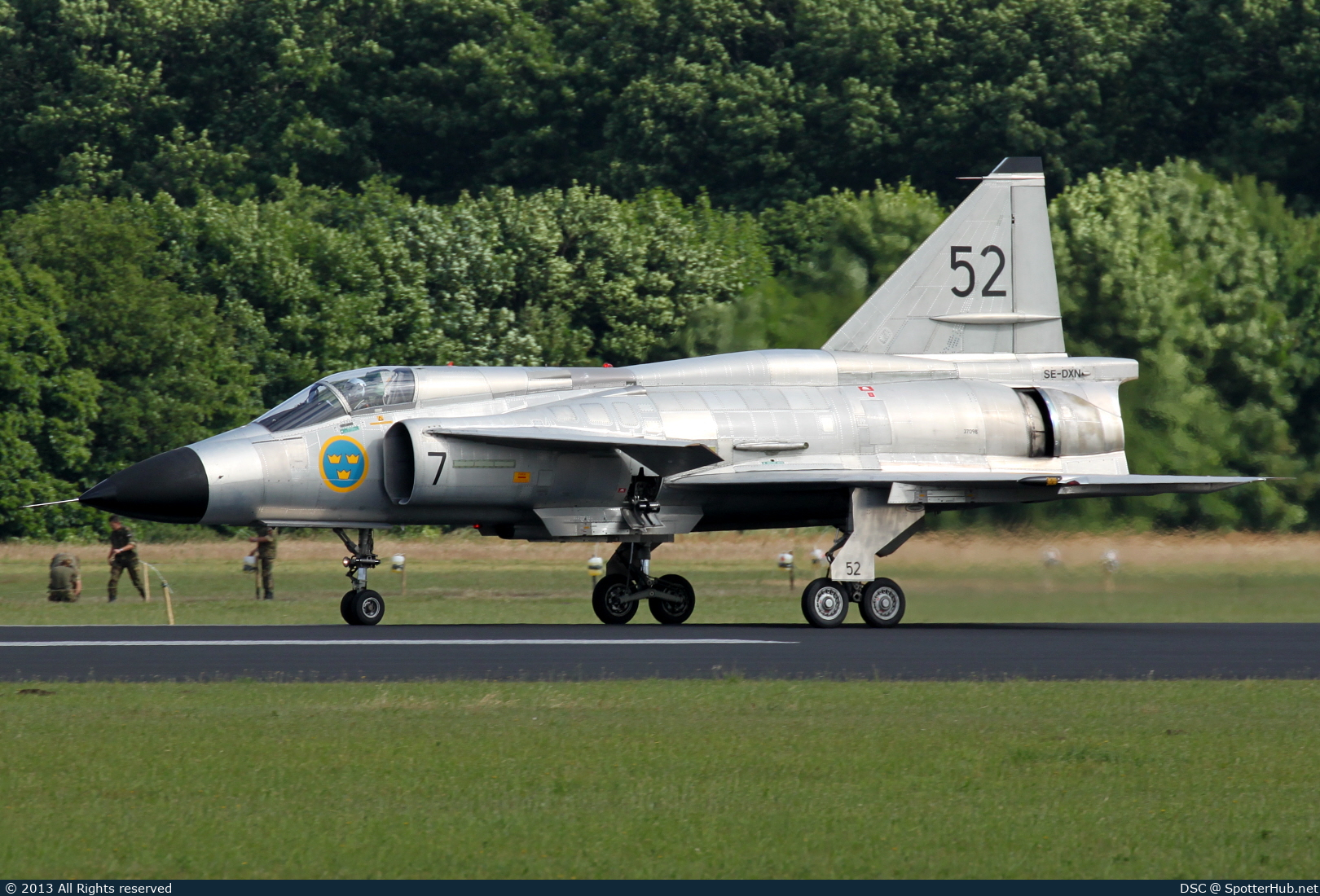 Photo of SE-DXN - Saab AJS 37 Viggen operated by Swedish Air Force Historic Flight