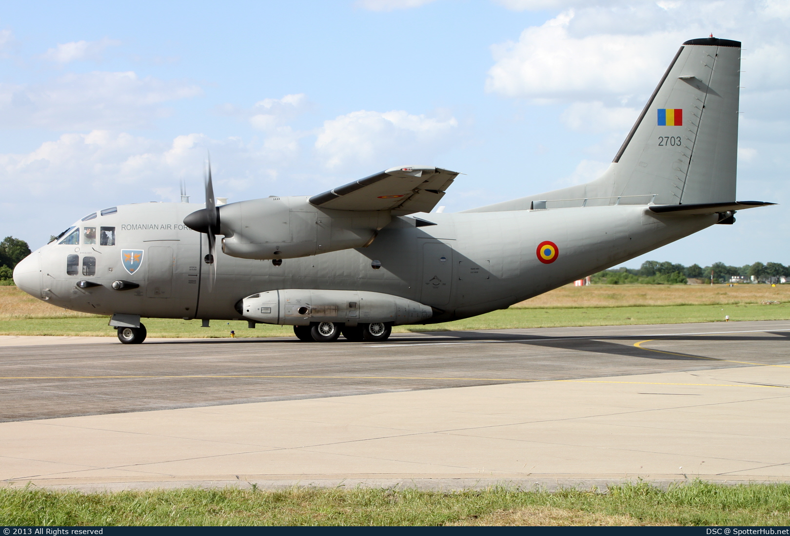 Photo of 2703 - Alenia C-27J Spartan operated by Romanian Air Force
