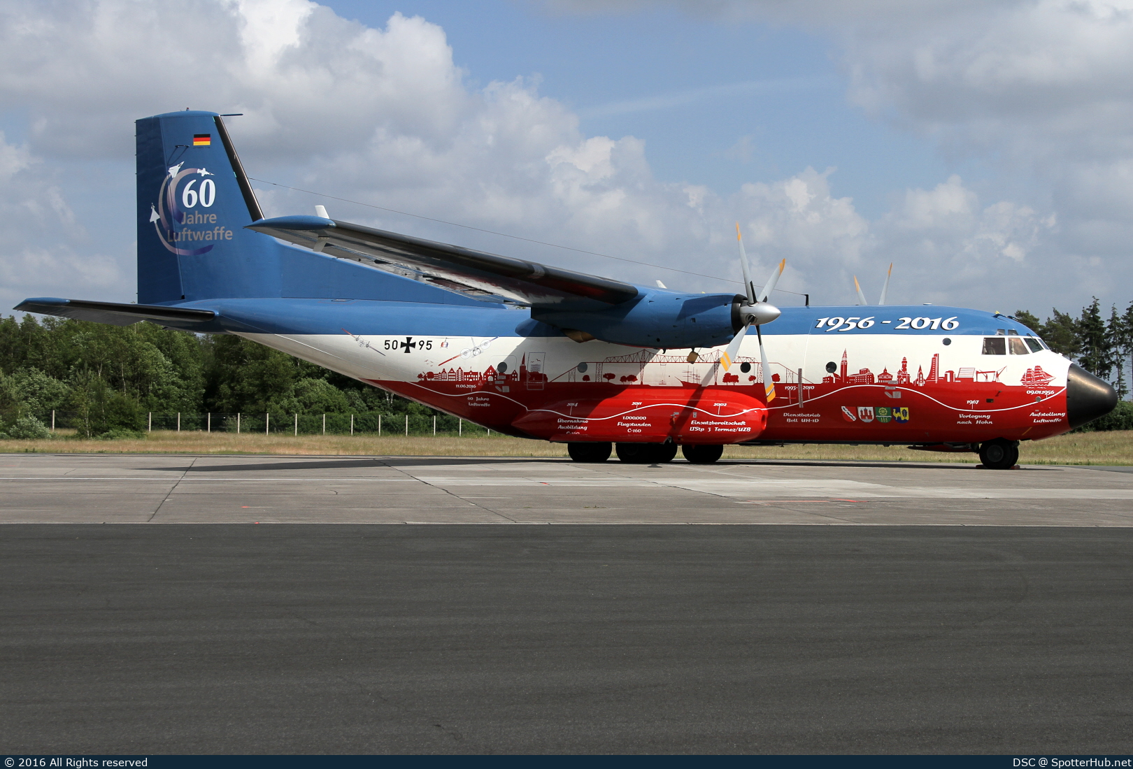 Photo of 50+95 - Transall C-160D operated by German Air Force