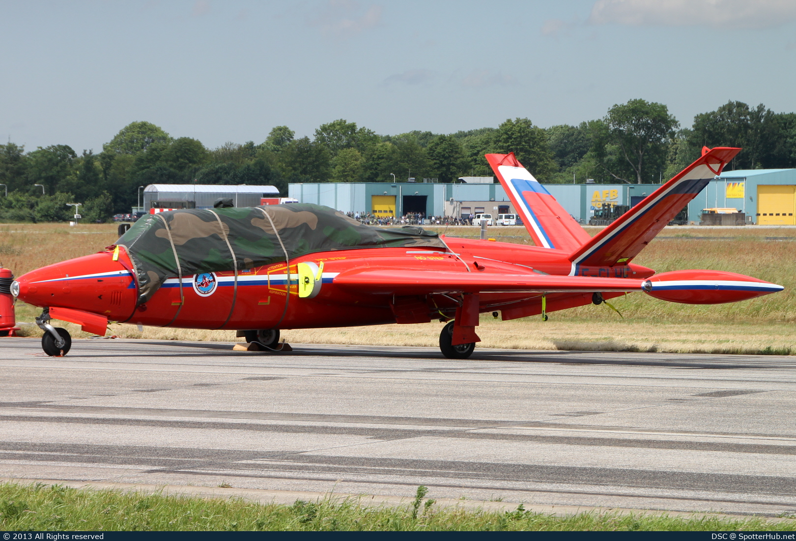 Photo of F-GLHF - Fouga CM.170R Magister operated by Dutch Historic Jet Association