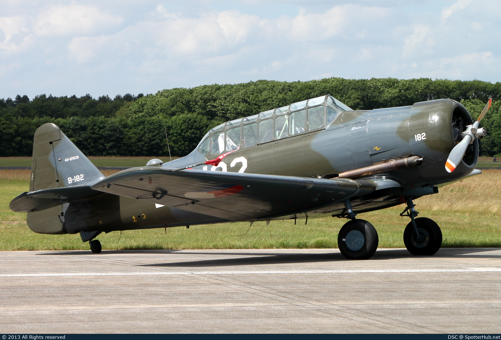 Photo of PH-TBR - Noorduyn AT-16 Harvard II.B [North American T-6] operated by Royal Netherlands Air Force Historic Flight