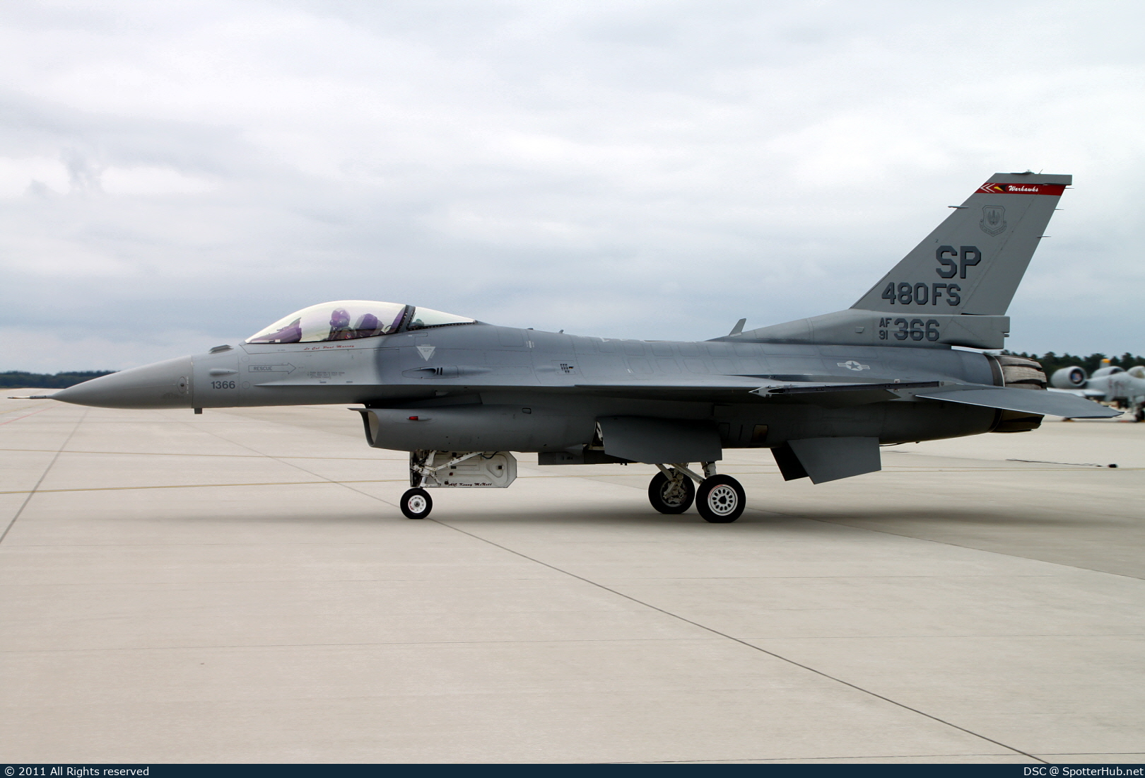 Photo of 91-0366 - General Dynamics F-16CM Fighting Falcon operated by US Air Force