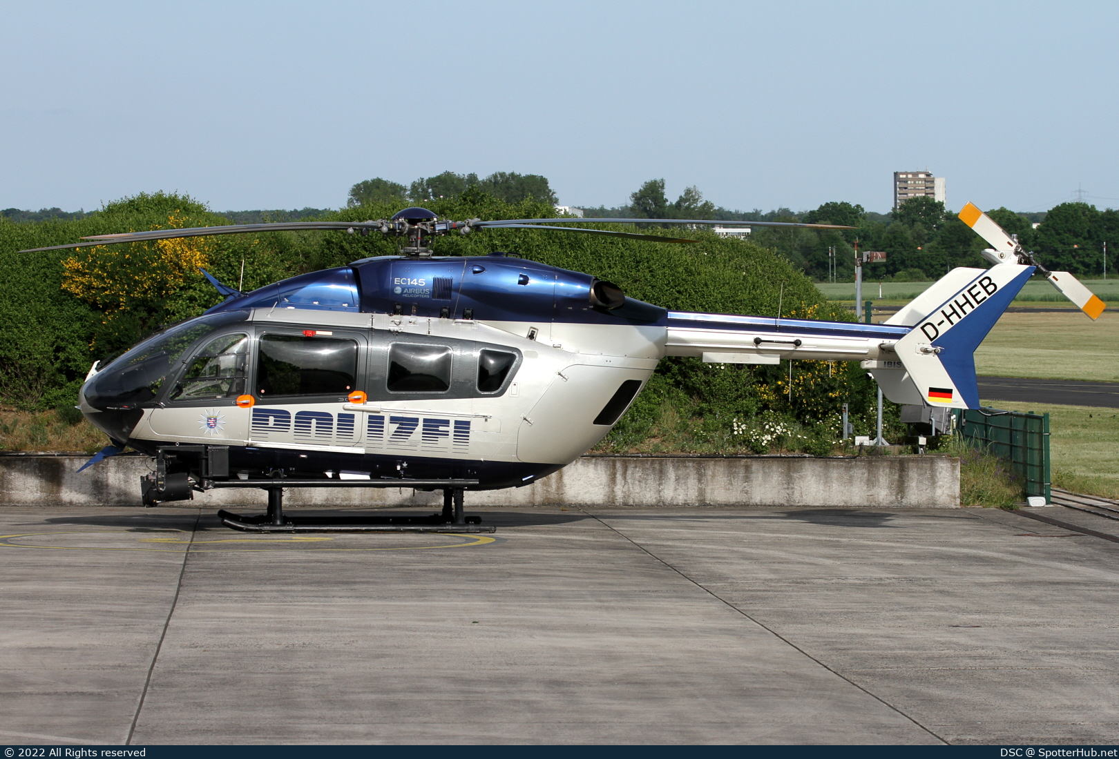 Photo of D-HHEB - Eurocopter EC145 operated by German Police - Polizeifliegerstaffel Hessen