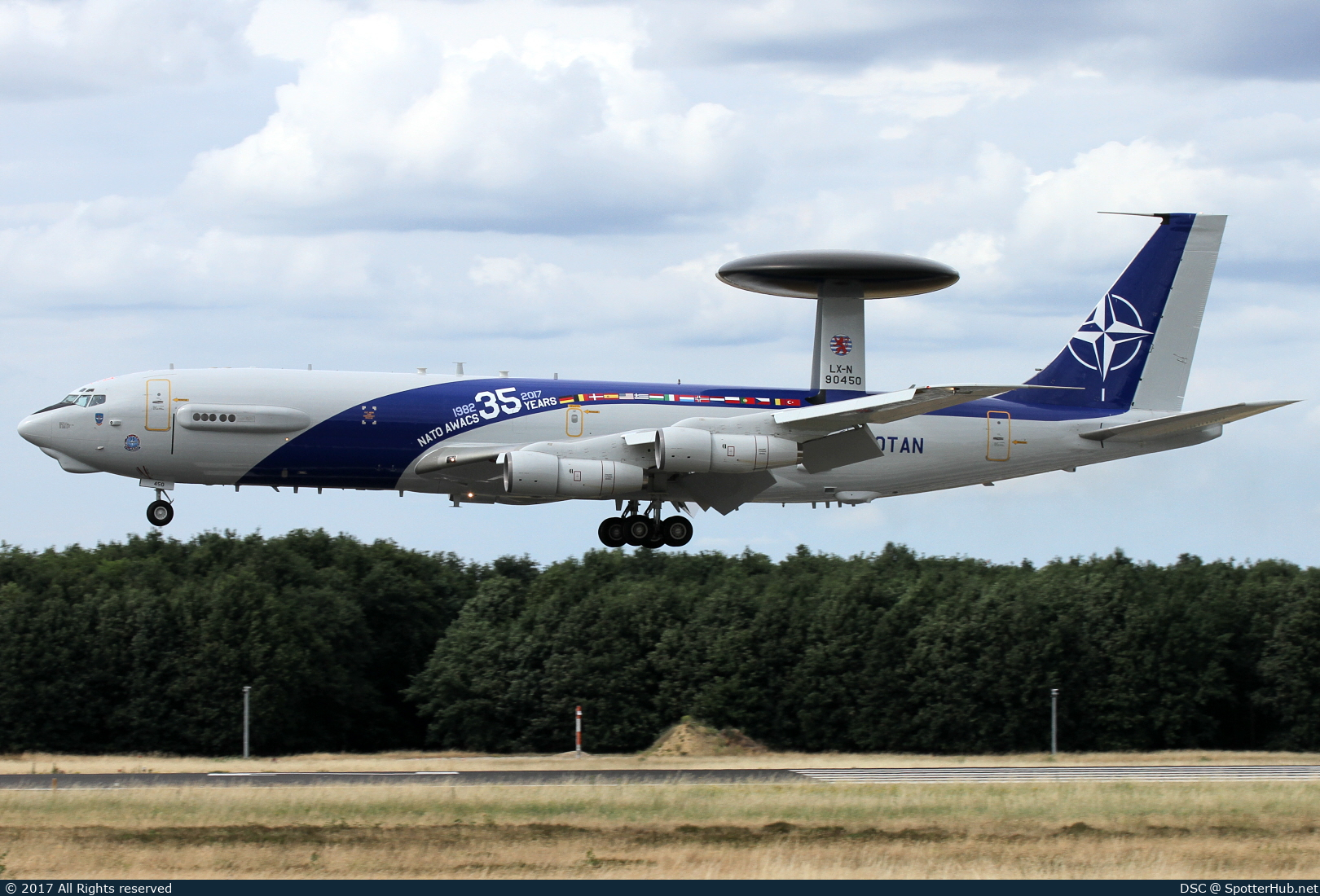 Photo of LX-N90450 - Boeing E-3A Sentry operated by NATO