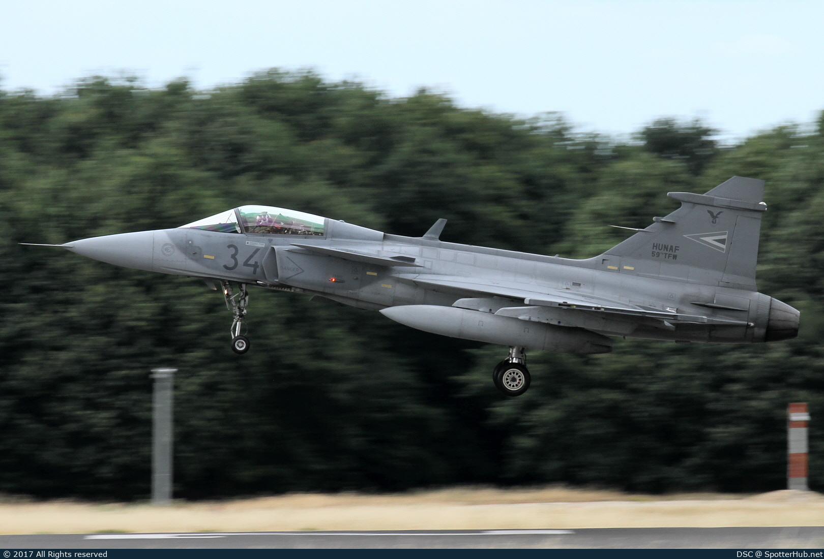 Photo of 34 - Saab JAS 39C Gripen operated by Hungarian Air Force