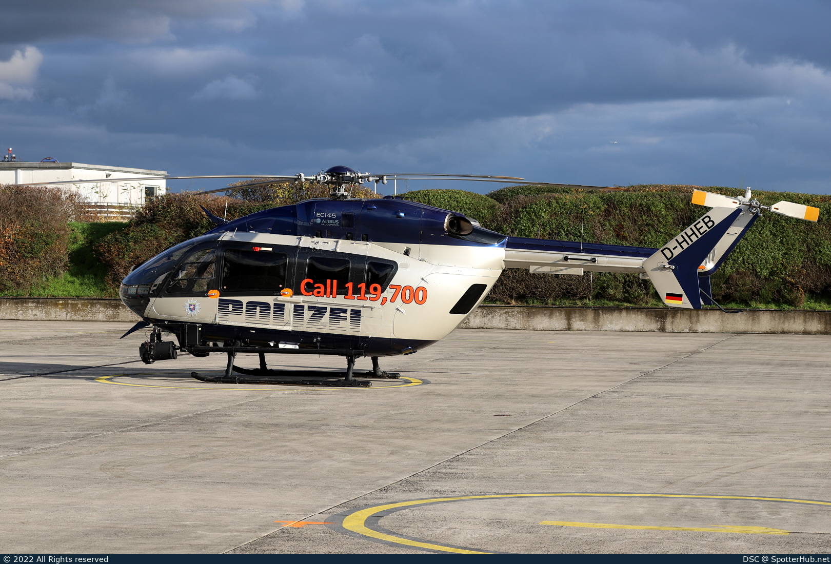 Photo of D-HHEB - Eurocopter EC145 operated by German Police - Polizeifliegerstaffel Hessen