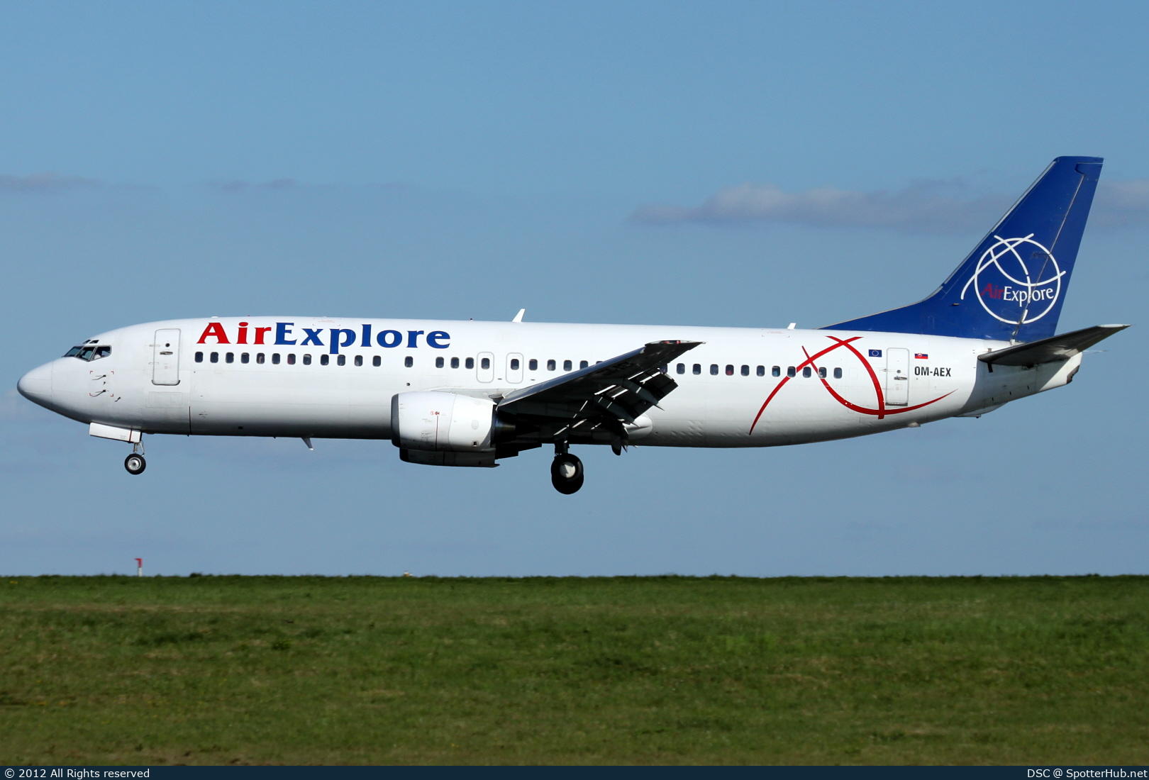 Photo of OM-AEX - Boeing 737-4Y0 operated by AirExplore