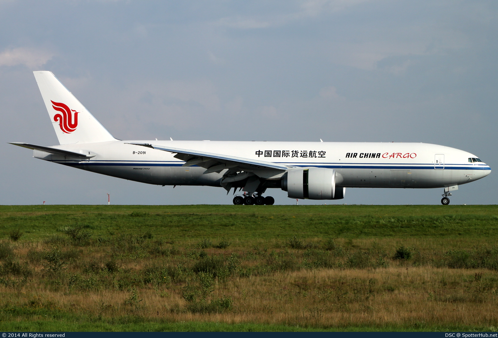 Photo of B-2091 - Boeing 777-FFT operated by Air China Cargo