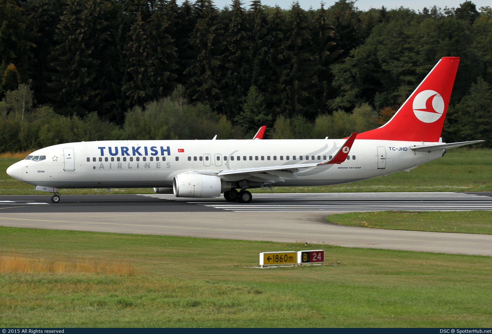 Photo of TC-JHD - Boeing 737-8F2 operated by Turkish Airlines