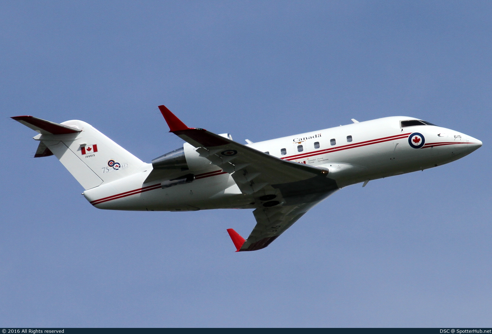 Photo of 144615 - Bombardier CC-144B Challenger operated by Royal Canadian Air Force