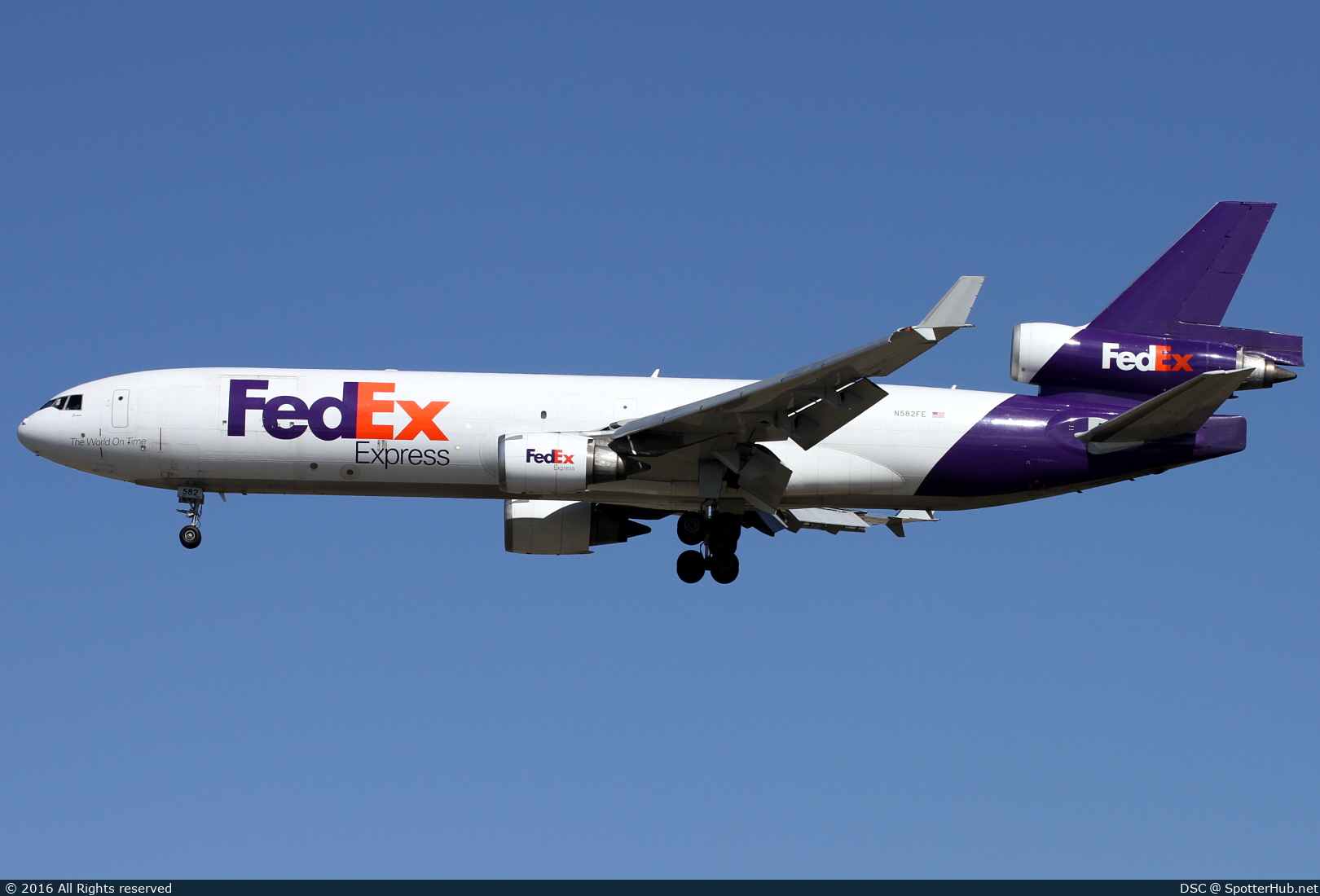 Photo of N582FE - McDonnell Douglas MD-11(F) operated by FedEx
