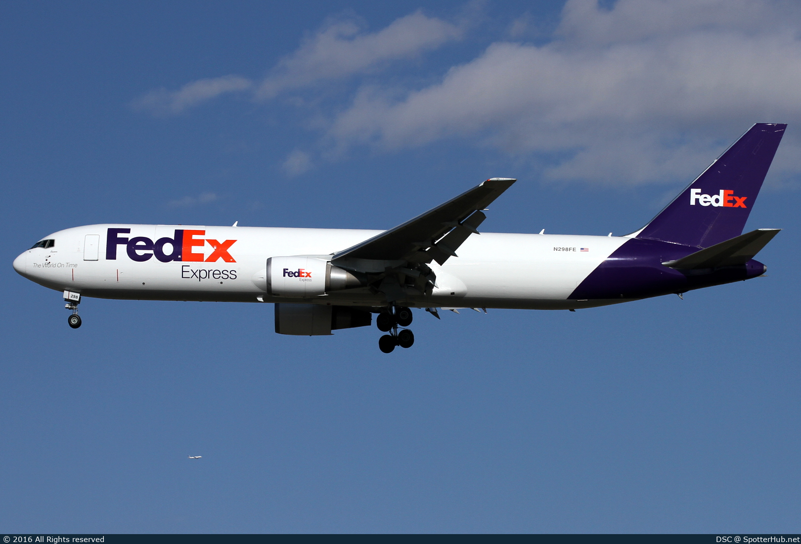 Photo of N298FE - Boeing 767-32LF operated by FedEx