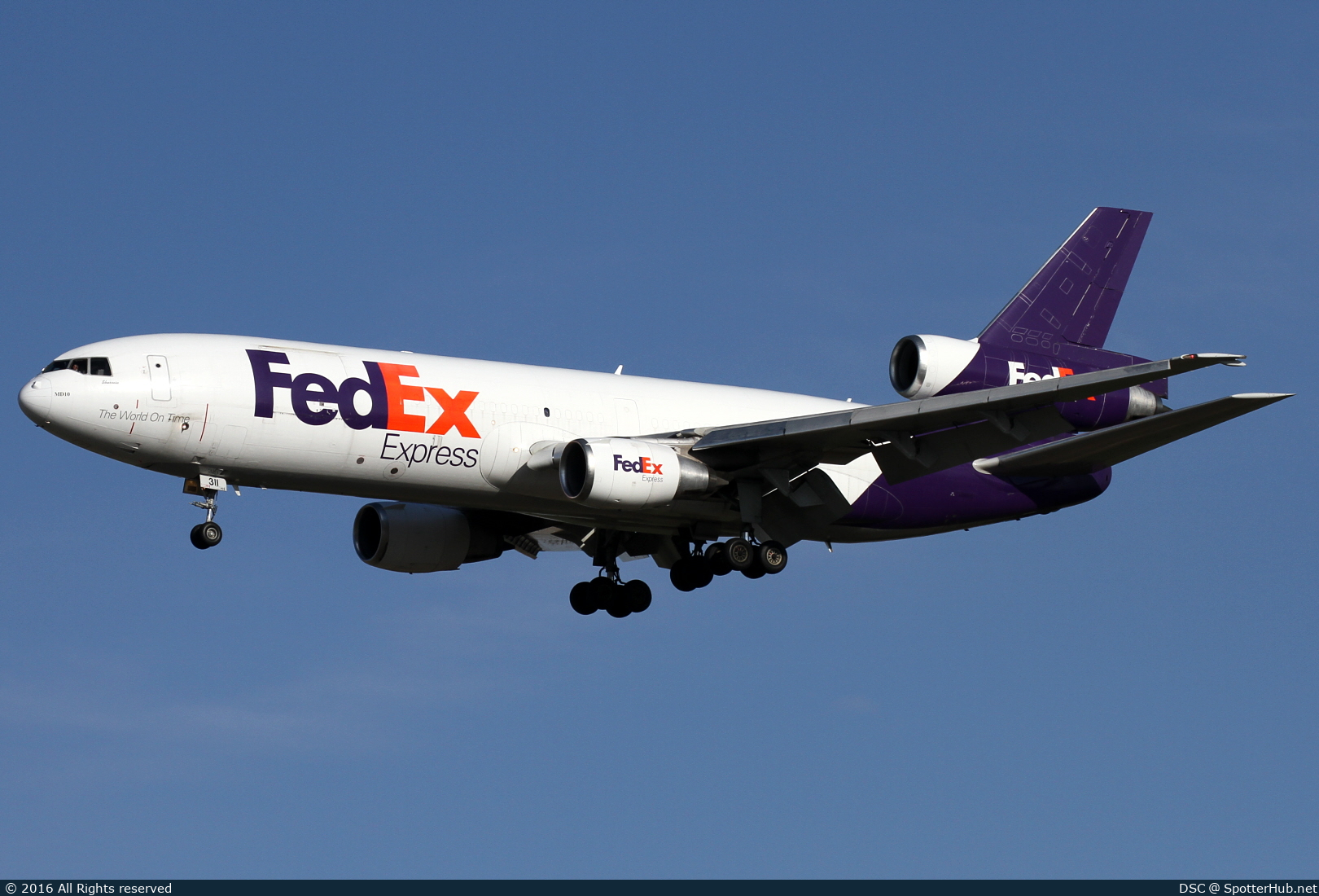 Photo of N311FE - McDonnell Douglas MD-10-30(F) operated by FedEx