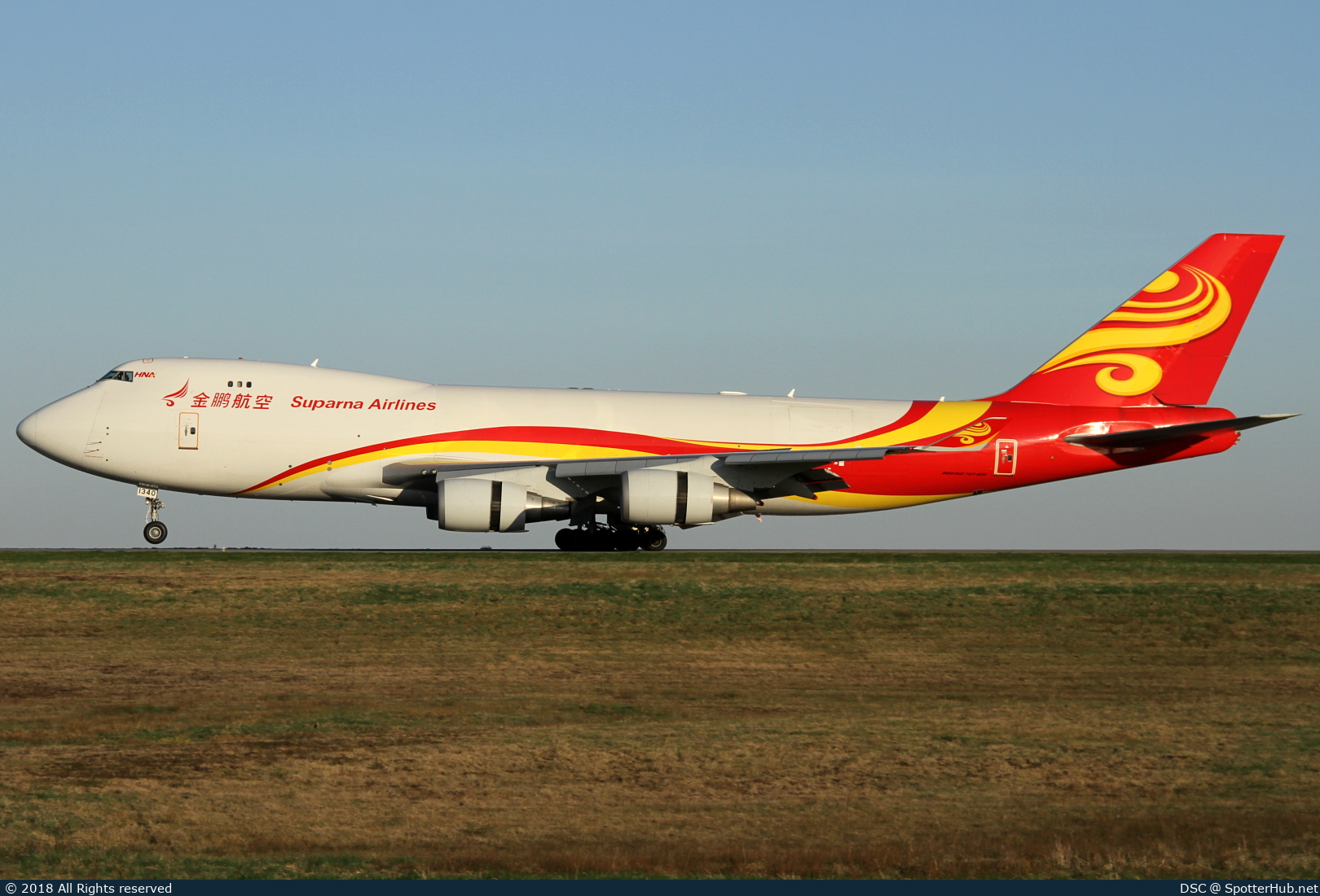 Photo of B-1340 - Boeing 747-4HAF(ER) operated by Suparna Airlines