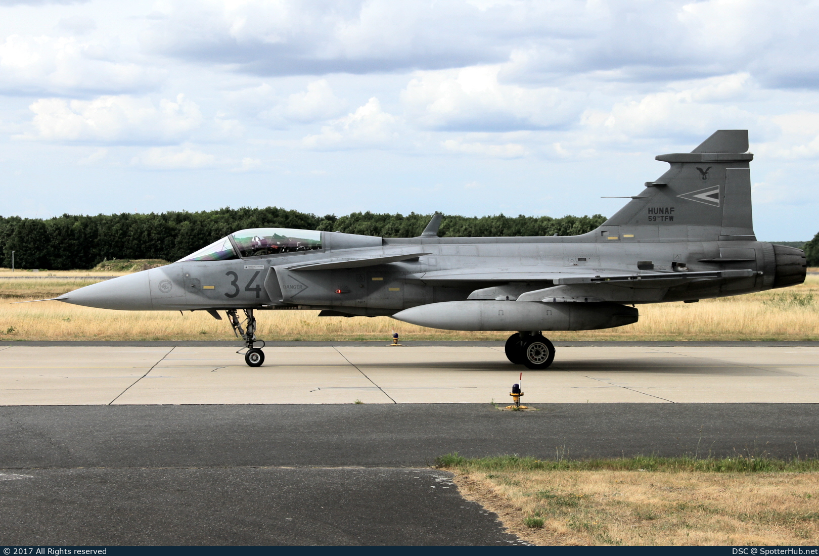 Photo of 34 - Saab JAS 39C Gripen operated by Hungarian Air Force