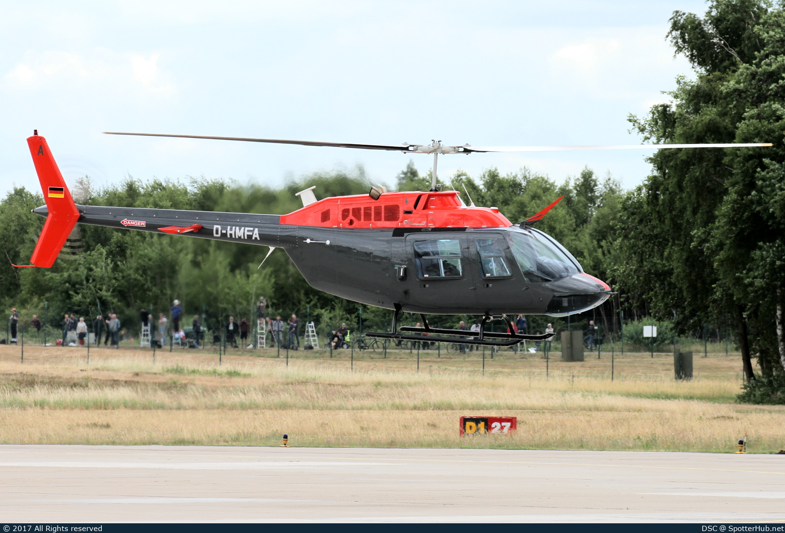 Photo of D-HMFA - Bell 206B JetRanger III operated by Motorflug Baden-Baden