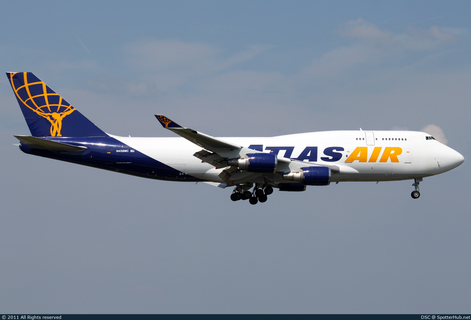 Photo of N458MC - Boeing 747-446(BCF) operated by Atlas Air