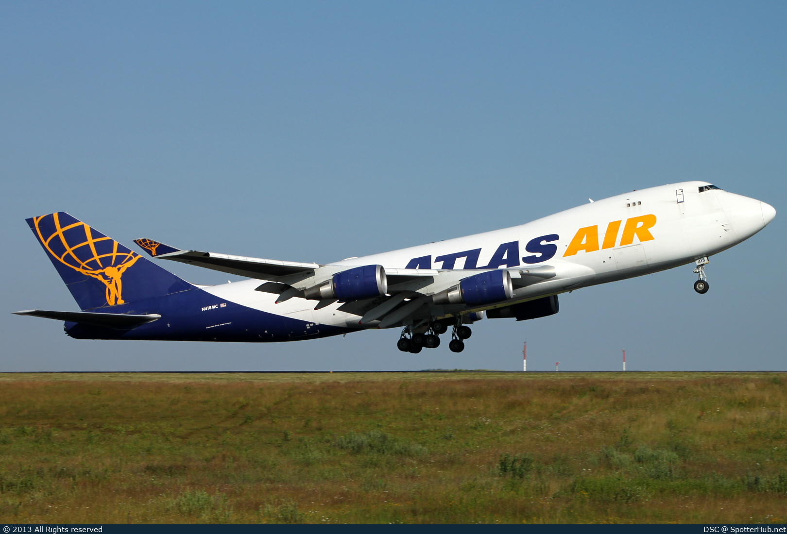 Photo of N418MC - Boeing 747-47UF operated by Atlas Air