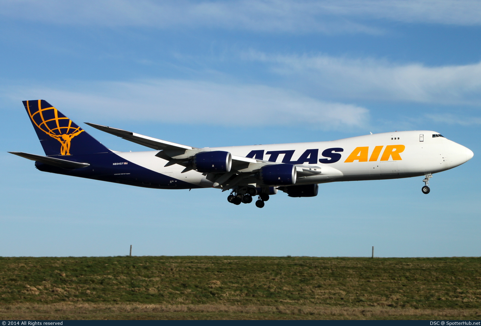 Photo of N854GT - Boeing 747-87UF operated by Atlas Air