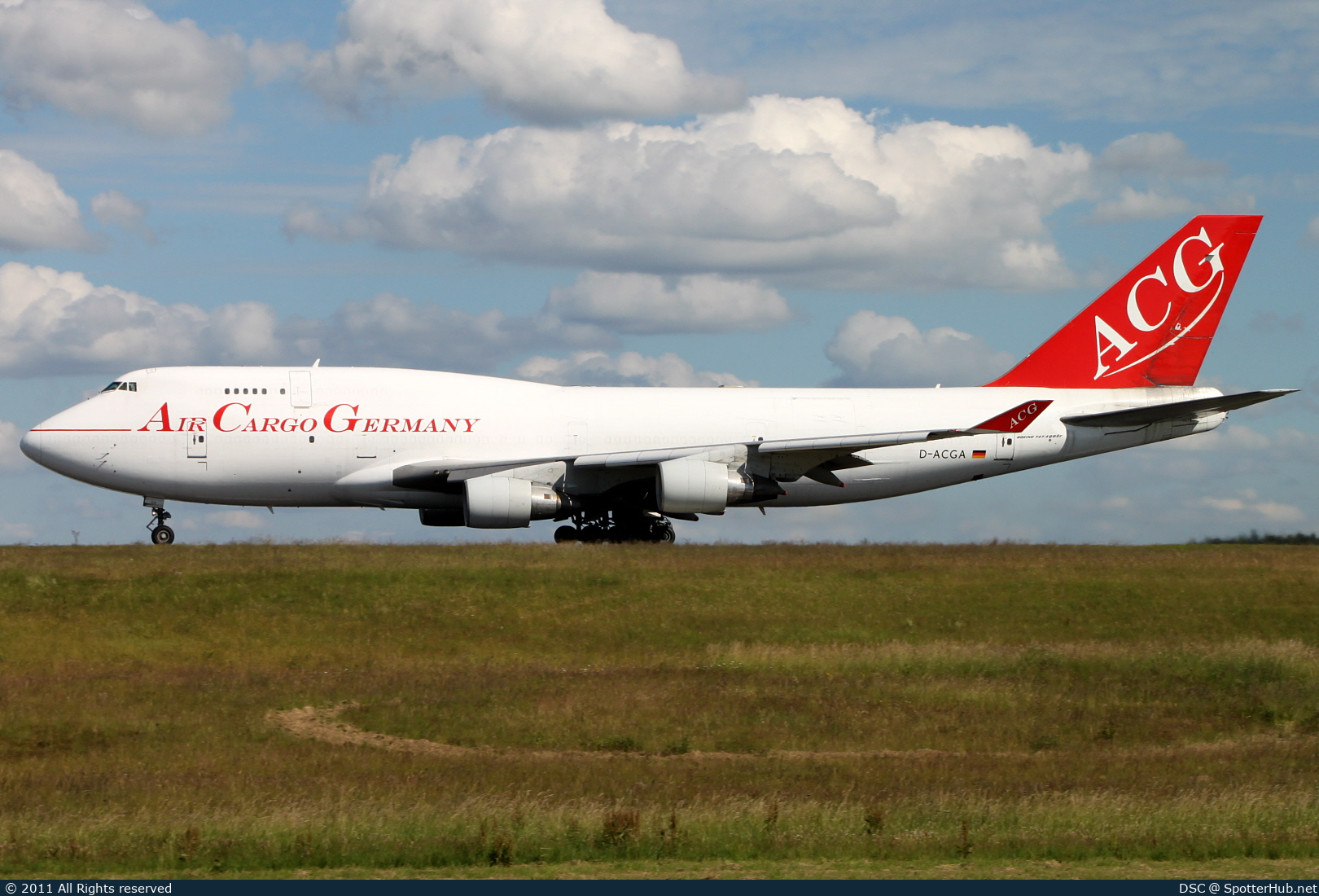 Photo of D-ACGA - Boeing 747-409(BDSF) operated by Air Cargo Germany