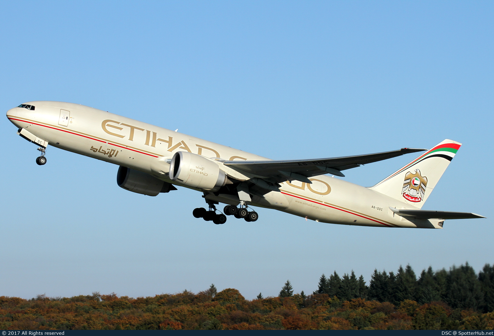 Photo of A6-DDC - Boeing 777-FFX operated by Etihad Cargo