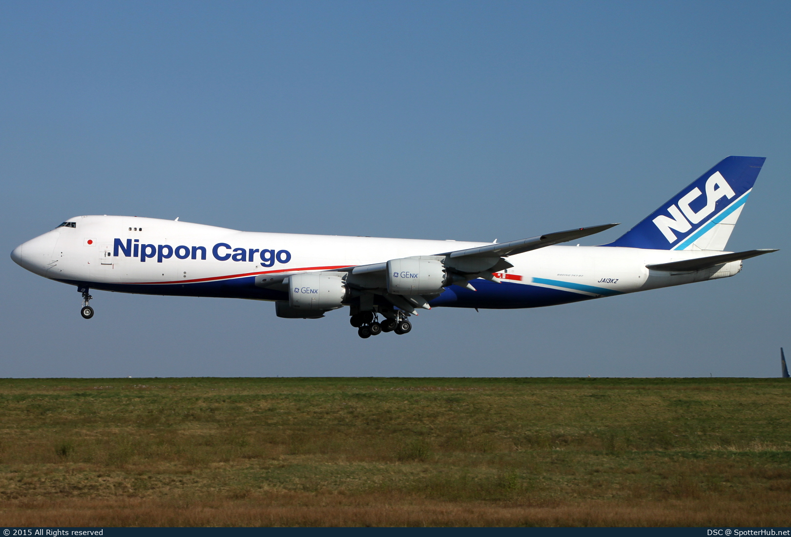 Photo of JA13KZ - Boeing 747-8KZF operated by Nippon Cargo Airlines